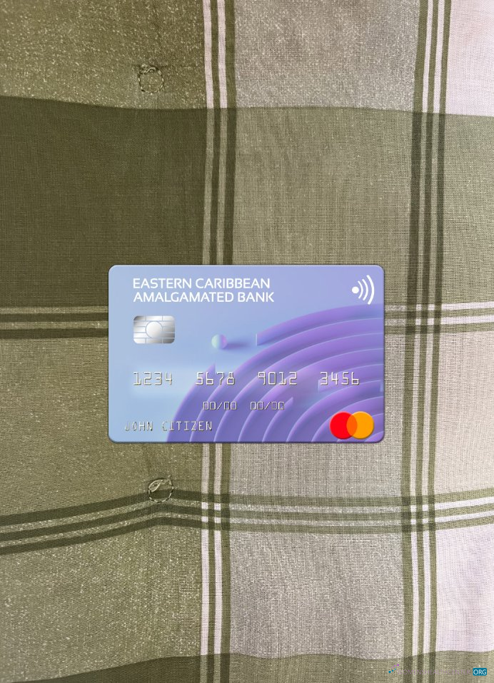 Antigua and Barbuda Eastern Caribbean Amalgamated Bank mastercard photolook front